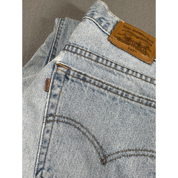 Vintage Levis Jeans Mens 38x34 (36x34) Blue 545 Loose Straight Orange Tab 90s - Picture 10 of 10